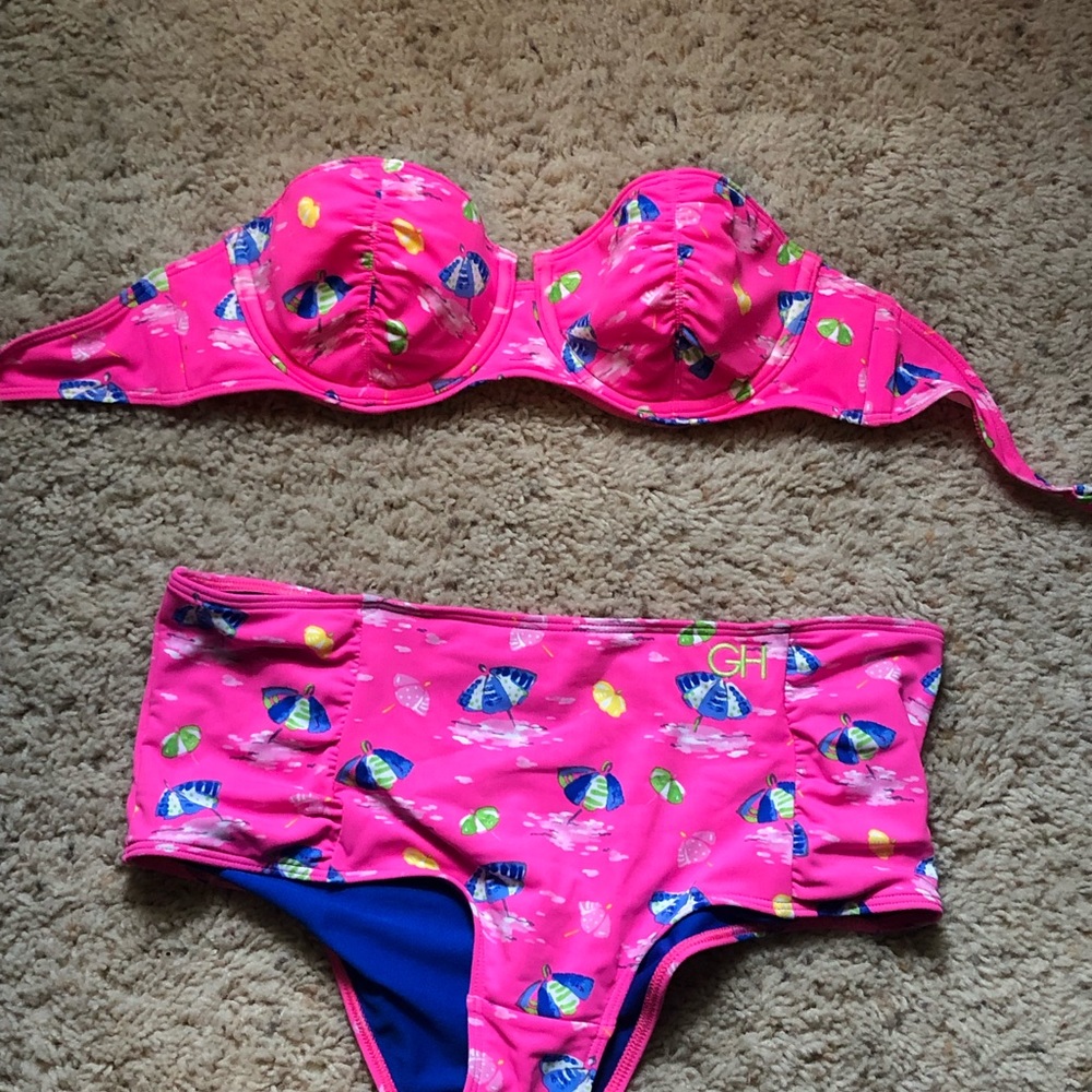 Hollister pink Swim suit